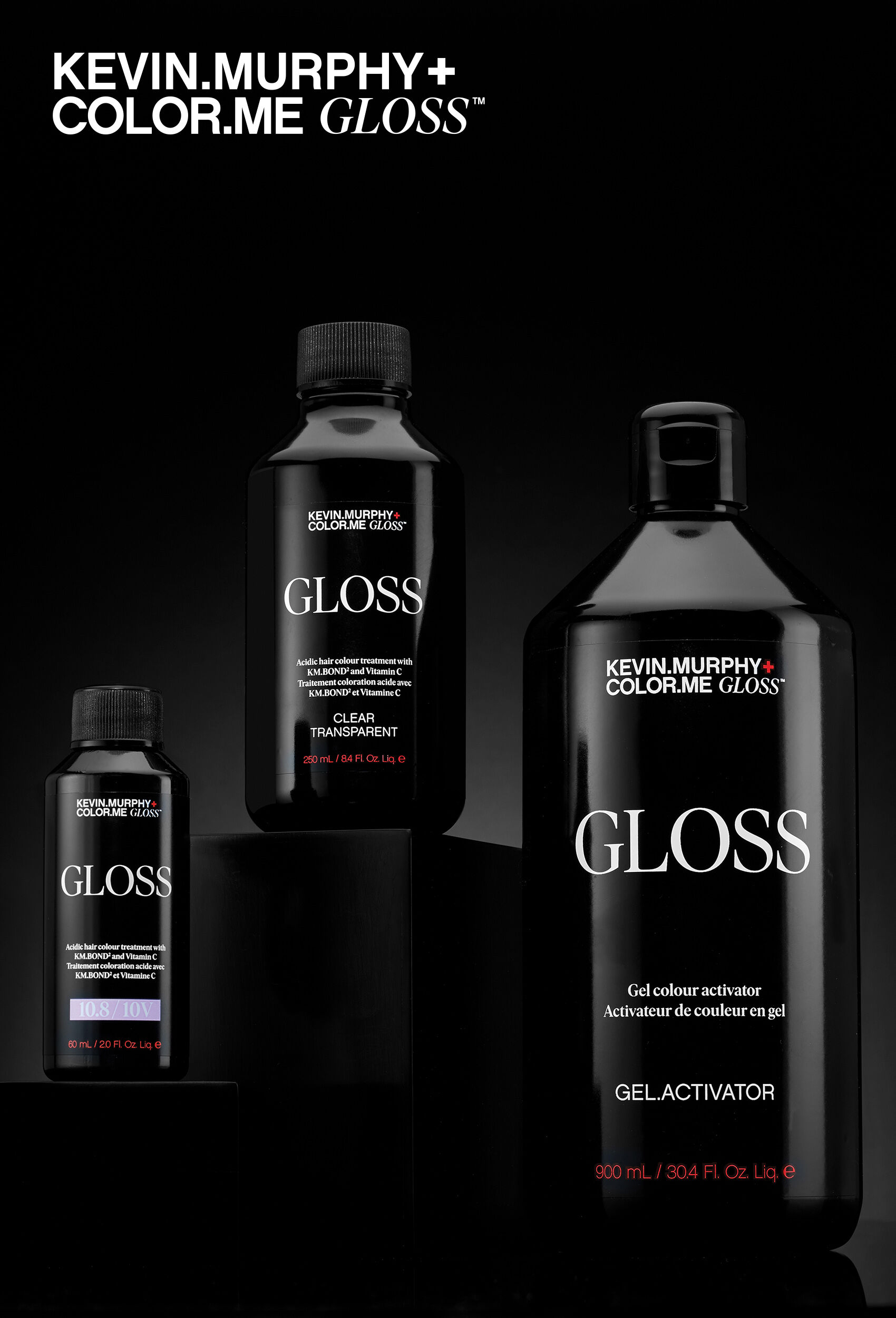 COLOR.ME GLOSS results on a model