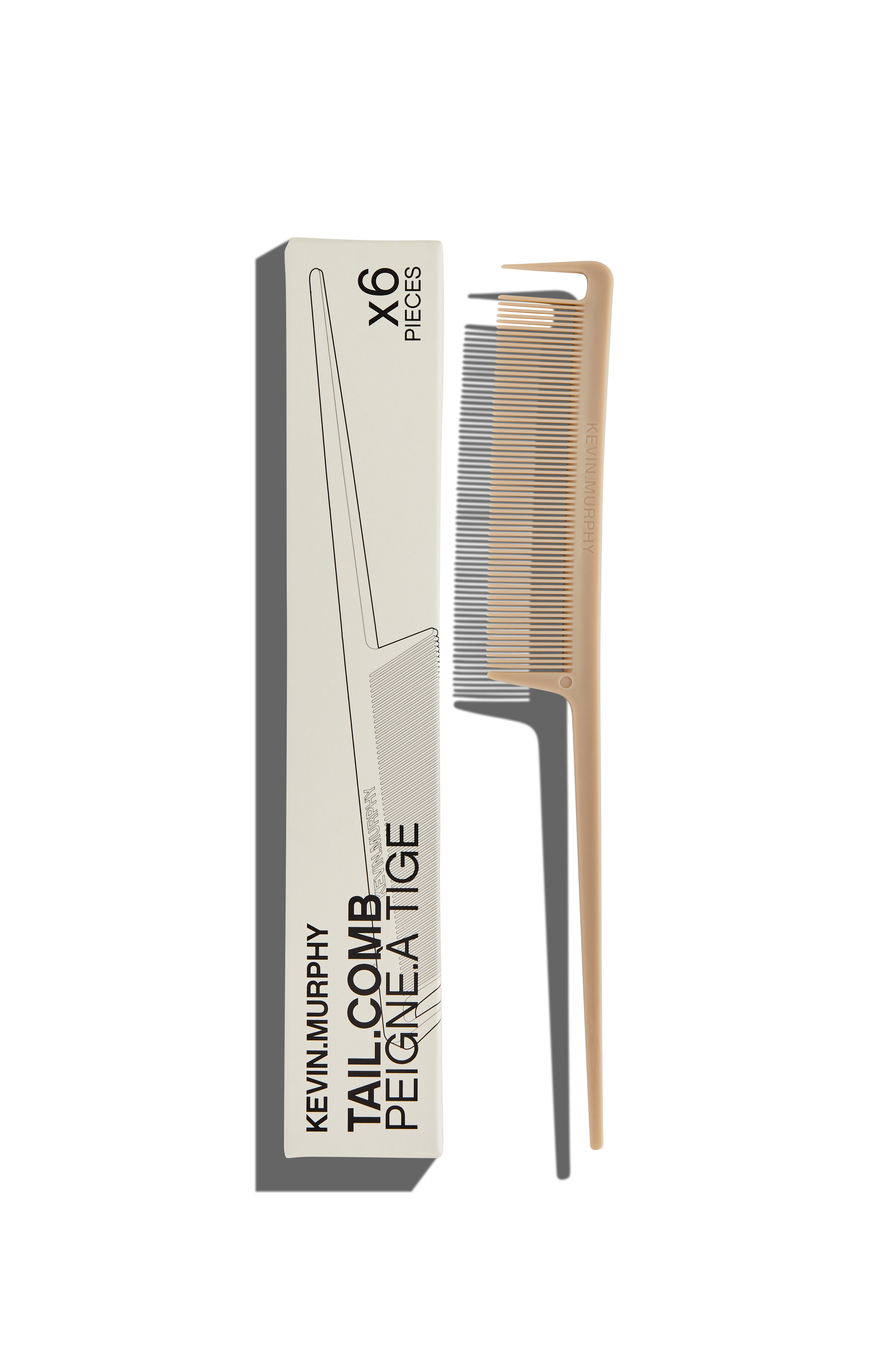 COLOUR TAIL.COMB (set of 6)